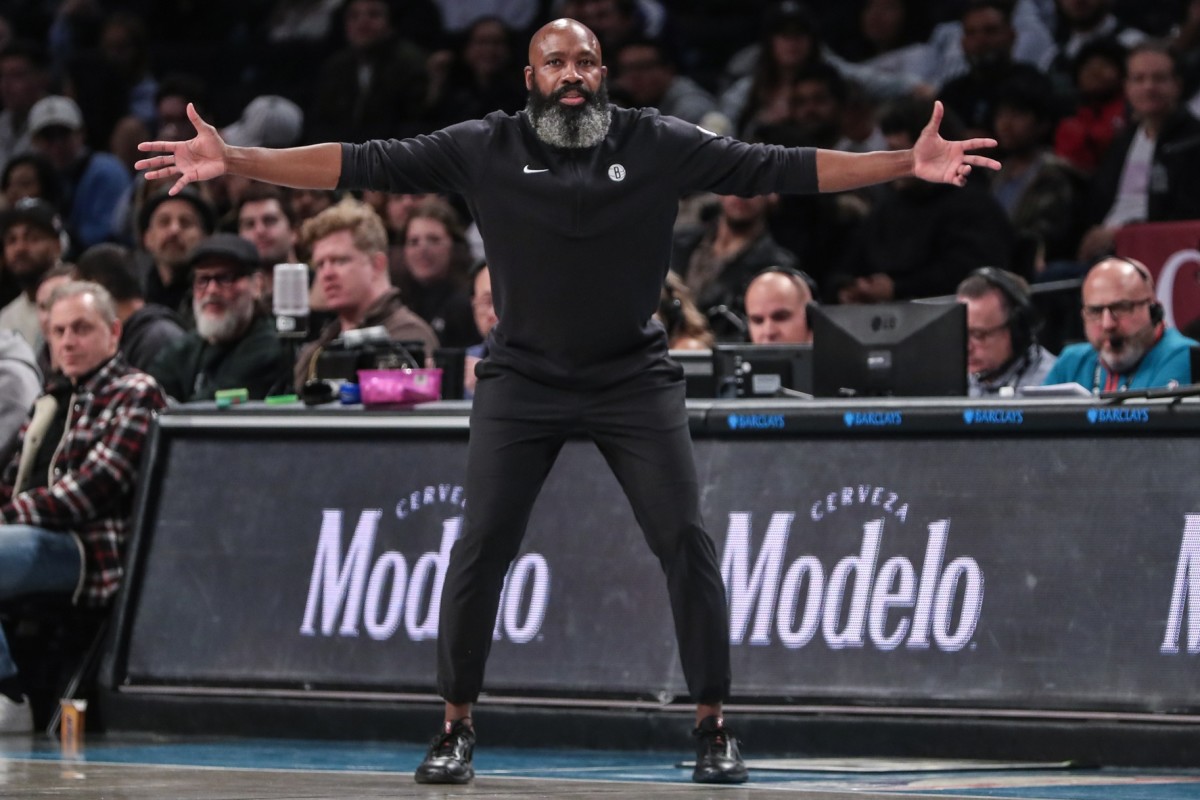 Brooklyn Nets head coach Jacque Vaughn